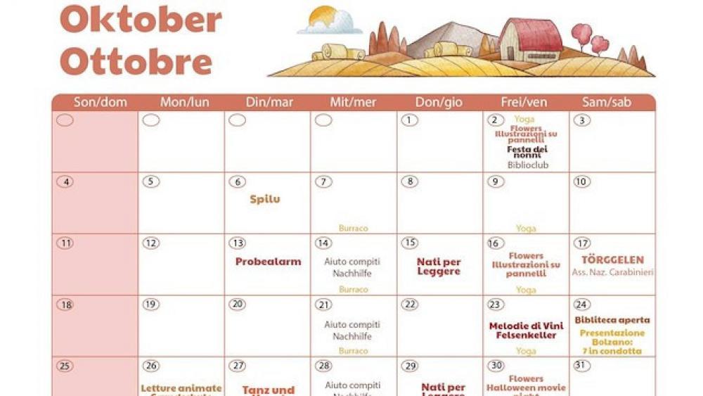 Veranstaltungskalender Oktober