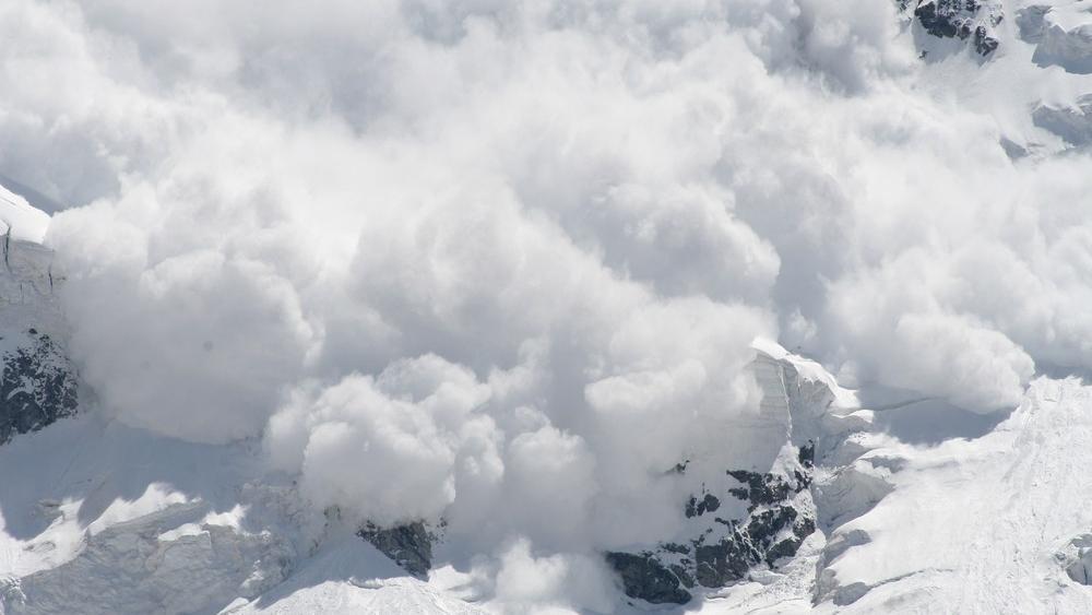 Beeindruckende Lawine im Passeiertal