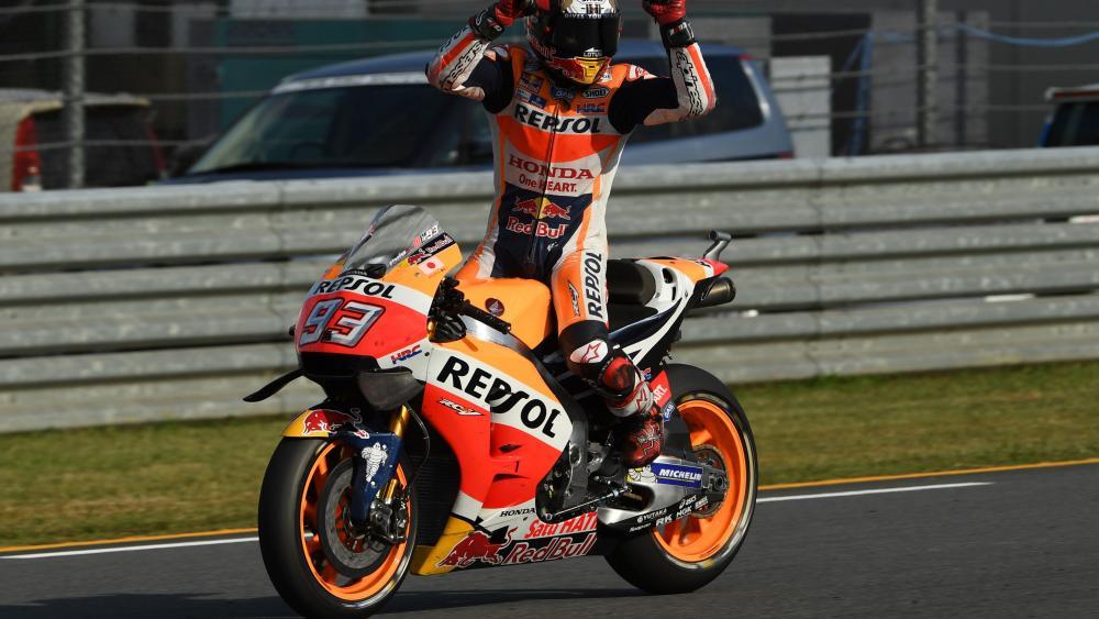 Motorrad: Marc Marquez zum dritten Mal MotoGP-Weltmeister