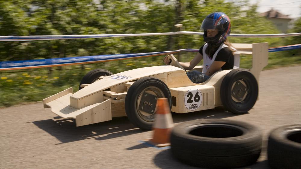 Ein „Auto“Rennen ohne Motor