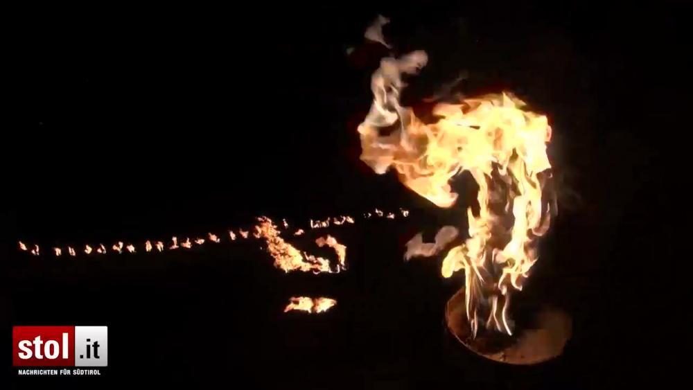 Herz-Jesu-Feuer in Marling