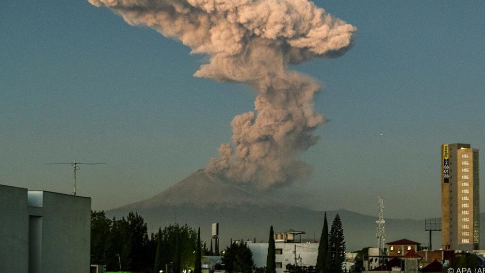 Spektakulare Explosion Am Popocatepetl In Mexiko