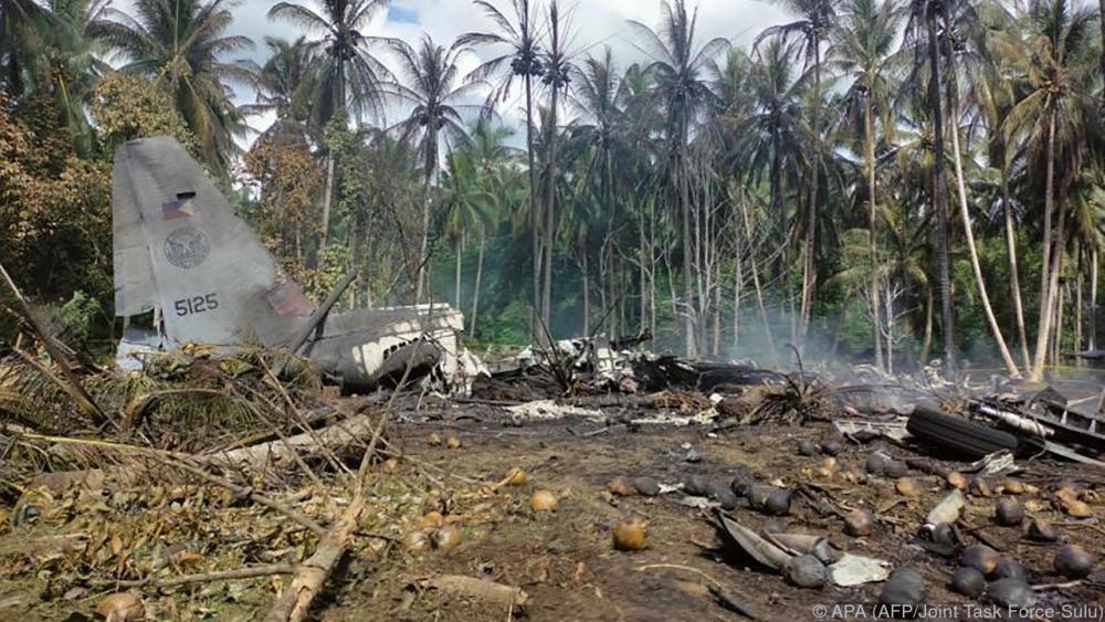 45 Tote bei Absturz eines Militär-Jets auf den Philippinen - Vimarsana News