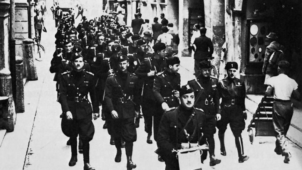 Schwarzer Marsch 100 Jahre Marsch auf Bozen Chronik stol.it