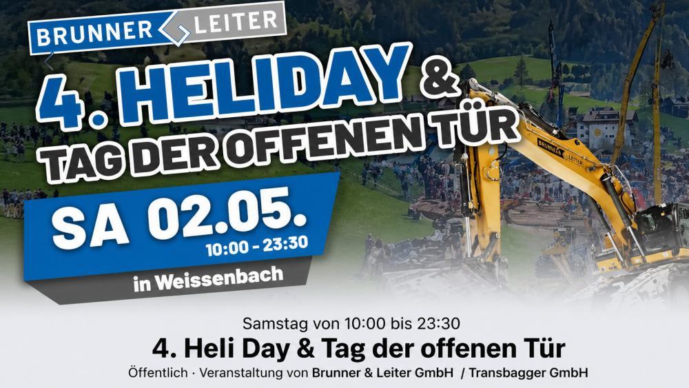 Heli Day & Tag der offenen Tür in Weißenbach: Technik, Action und Familienprogramm