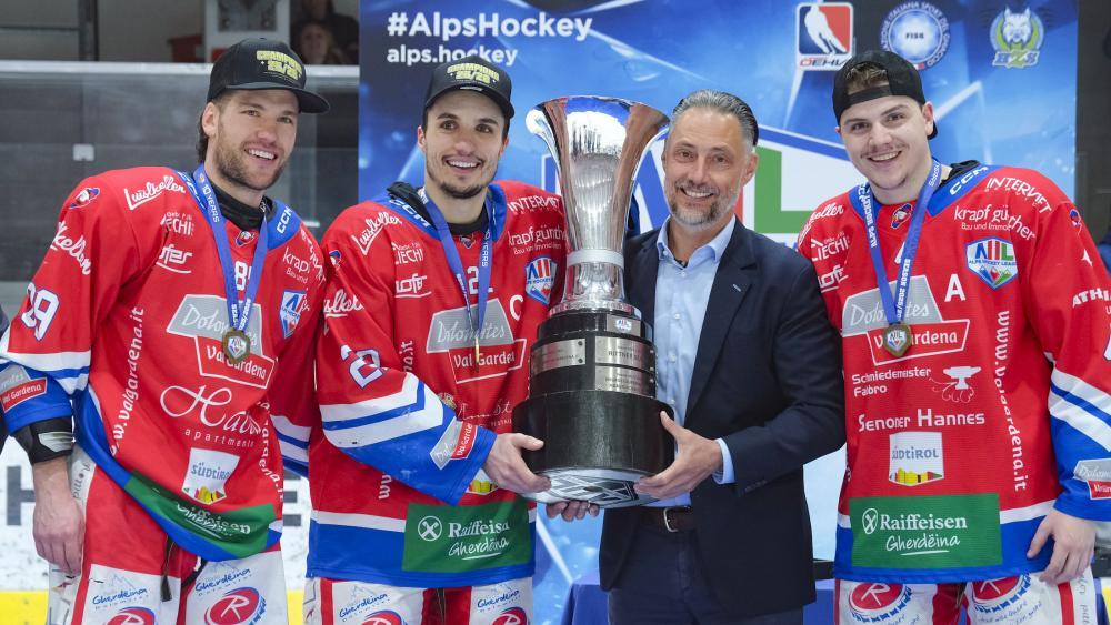 Gröden nach siebtem Titel im siebten Eishockey-Himmel
