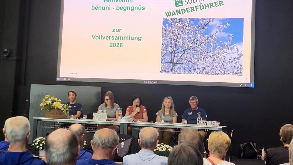 Verein der Südtiroler Wanderleiter: Neues Logo und Buchkooperation vorgestellt