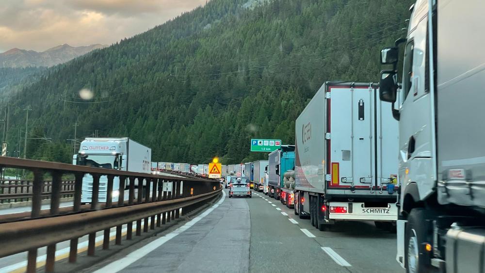 Brennerblockade: Heute bereits 14 Kilometer Stau in Nordtirol