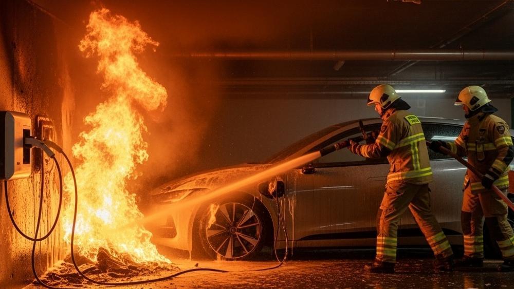 Gefahr in der Garage: Was  E-Autobesitzer unbedingt wissen müssen