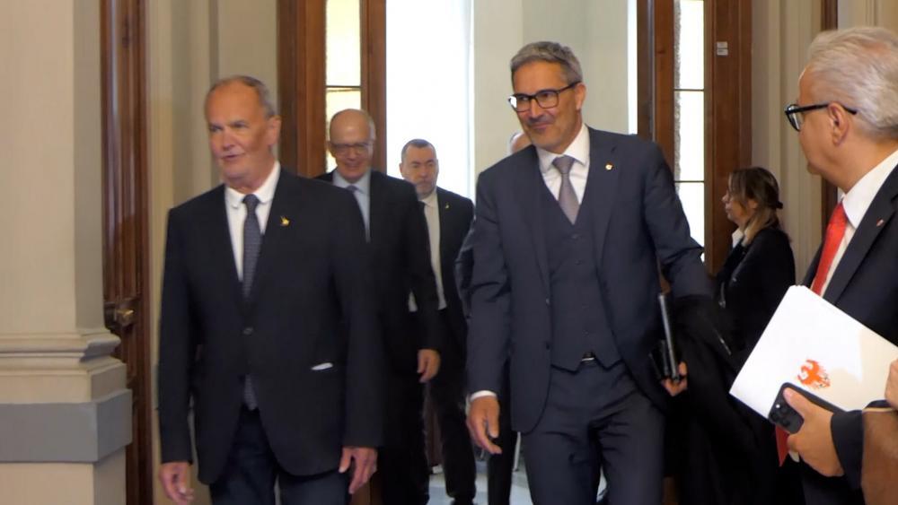 Kompatscher und Calderoli: Lob für Autonomiereform