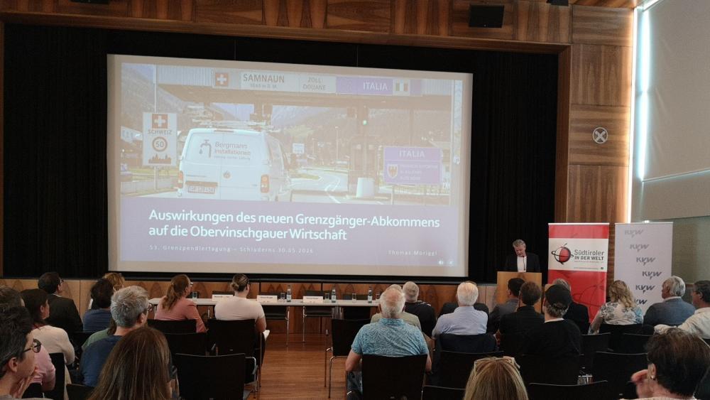 Grenzpendlertagung: Tauziehen um Talente im Vinschgau