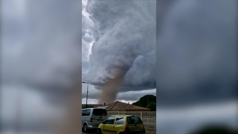 Tornado wütet über Südfrankreich