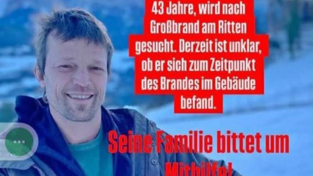 Ritten: Suche nach Tobias Unterhofer weiter erfolglos