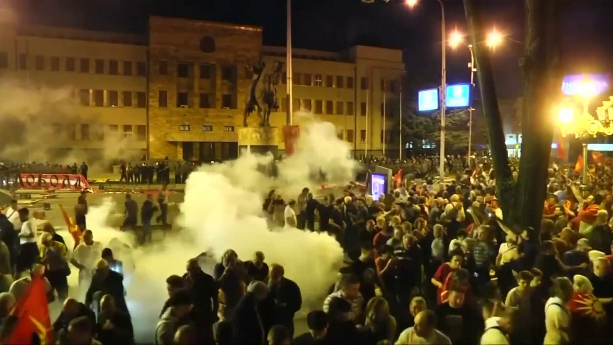 Proteste zu Nord-Mazedonien - Videos | stol.it