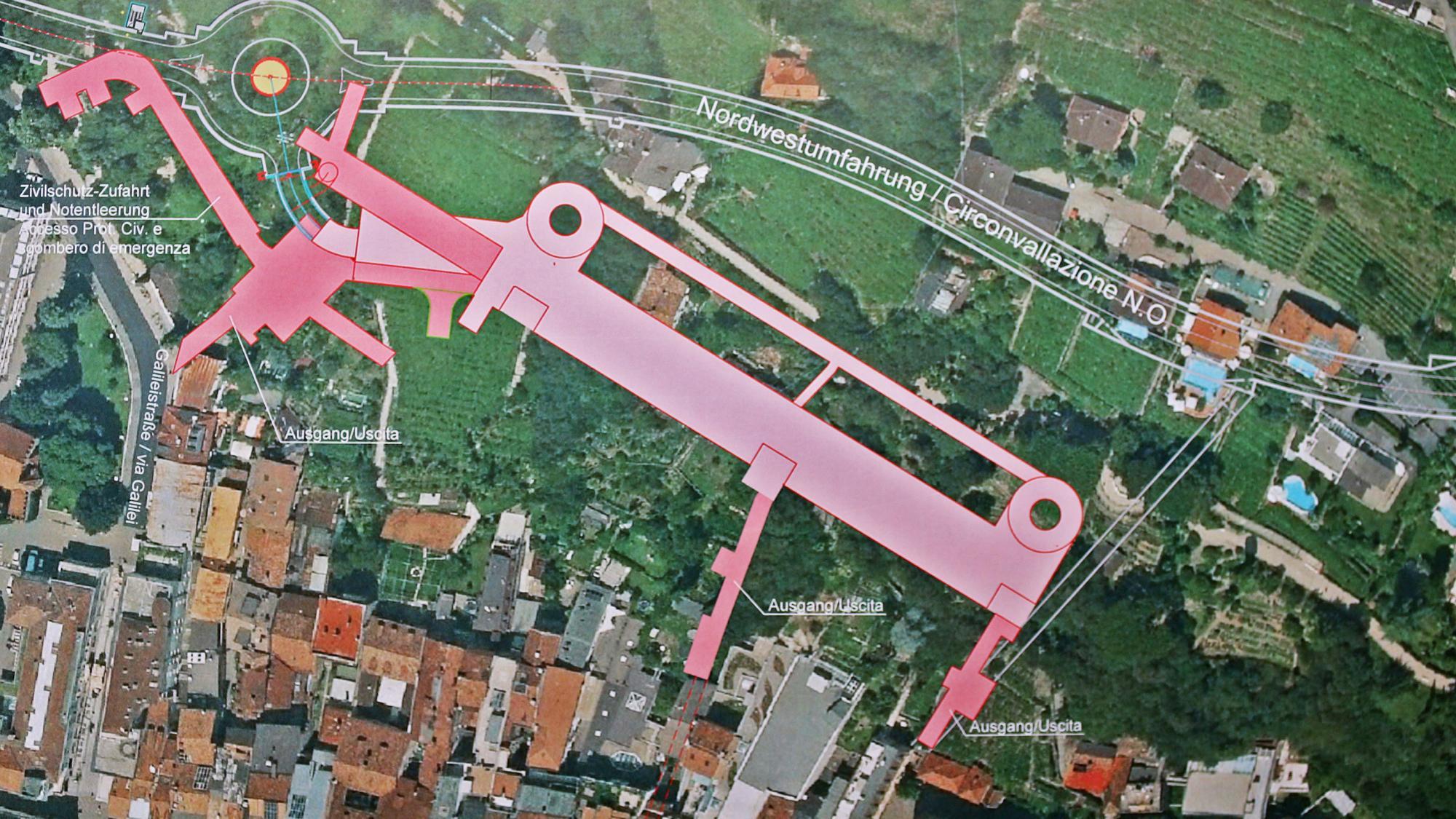 Die knifflige Frage zur Meraner Kavernengarage - Politik | stol.it