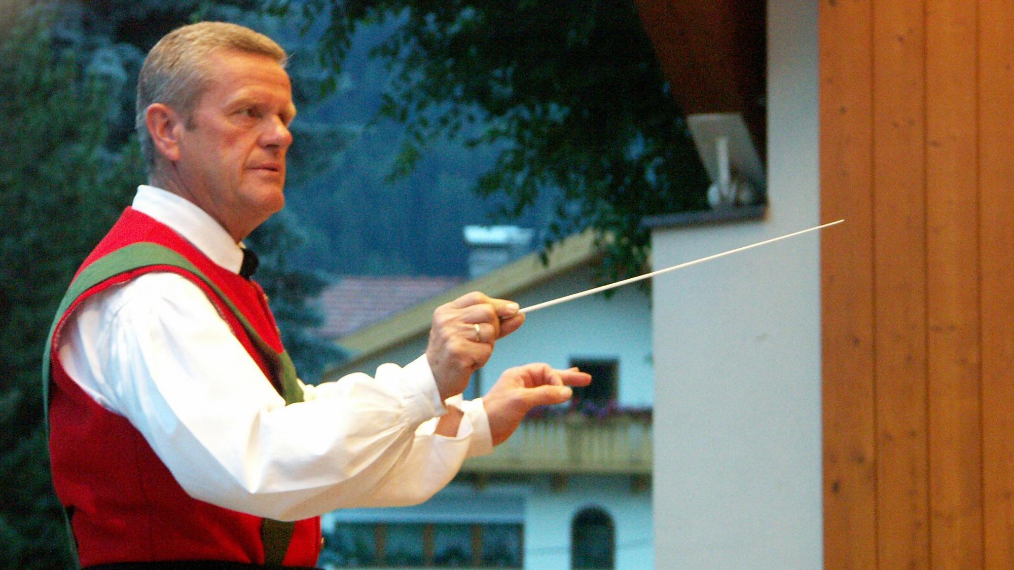Dirigent Raul 2 besondere Jubiläen: Er war 60 Jahre Musikant, 50 Jahre Kapellmeister ...