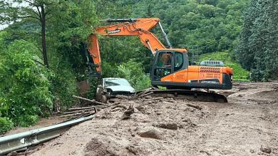 Freiberg/Obermais: Mure richtet große Schäden an
