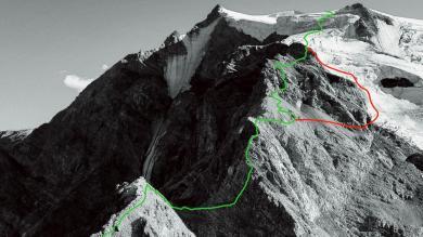 Neue gesicherte Umgehungsroute am Ortler-Normalweg eingerichtet