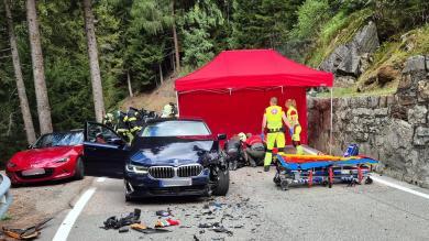 Timmelsjochstraße: Mit Motorrad gegen Pkw – mittelschwer verletzt