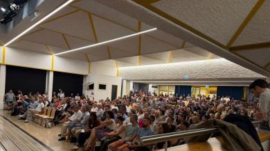 Schützen-Event zum Wahlkreis:  Volles Haus und geballter Unmut