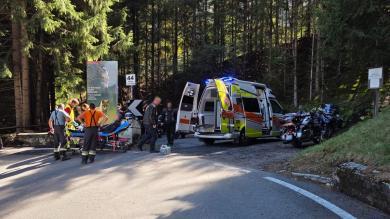 Stelvio Pass road: Motorcyclist injured