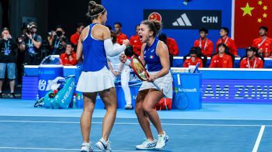 Italiens Tennis-Frauen schon wieder auf Titelkurs
