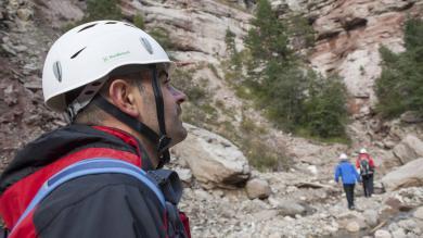 Mit Drohnen und Robotern Leben retten: Der Bletterbach als Versuchslabor