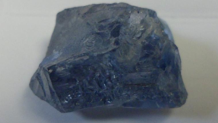 Dieser über 20 Karat schwere, blaue Diamant wurde in einer Mine bei Pretoria gefunden. - Foto: Twitter