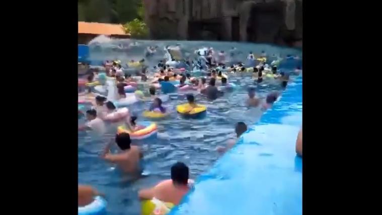 44 Menschen wurden durch die Riesenwelle verletzt. - Foto: Screenshot/Video