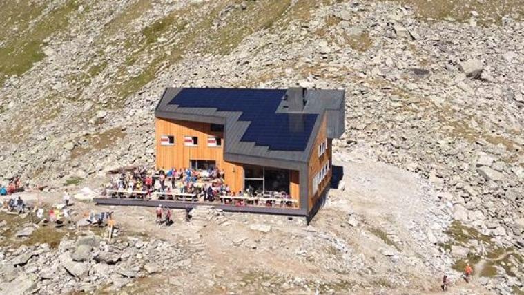 Die Edelrauthütte aus der Vogelperspektive. Foto: LPA/gnews