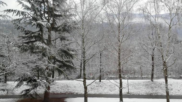 Die Brixner wurden am Mittwochmorgen mit einer dünnen Schneedecke begrüßt.