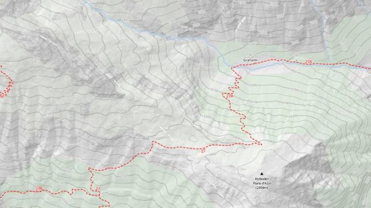 Hier wird gesucht: Vorderkaser - Grafalm - Atzboden - Schröfwand - Foto: Sentres