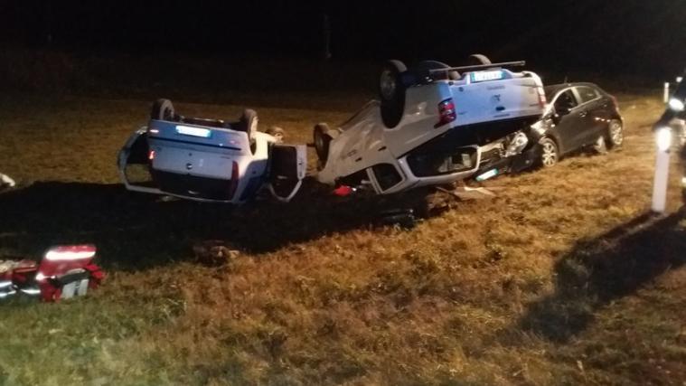 3 Fahrzeuge waren beteiligt. - Foto: FFW Innichen