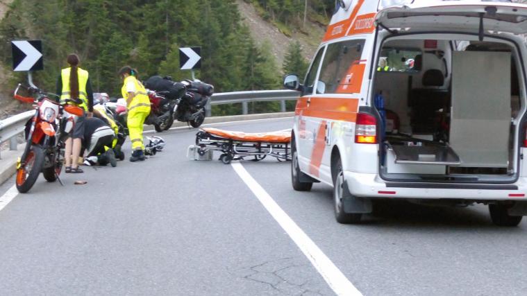 Zum Unfall kam es kurz nach Trafoi. Foto: ww