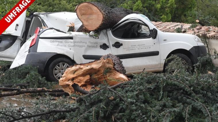 Das Unwetter richtete große Schäden an. - Foto: DLife