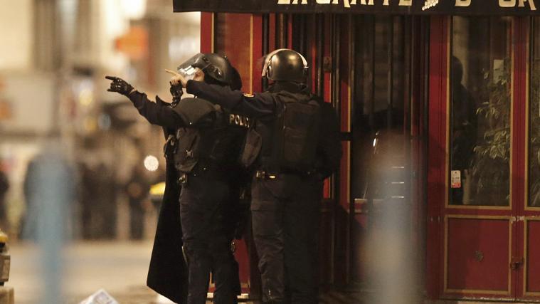 Die Wohnung in Paris wurde umstellt.