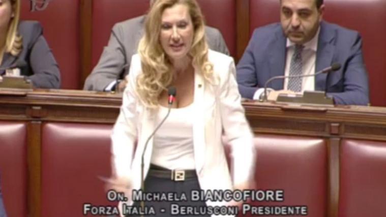 Michaela Biancofiore hat eine wutentbrannte Rede gehalten. - Foto: Screenshot