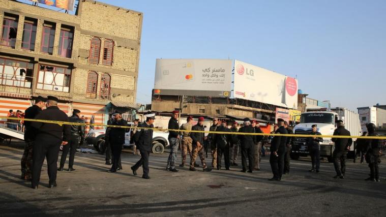 Zwei Selbstmordattentäter rissen mindestens 26 Menschen in Bagdad mit in den Tod.