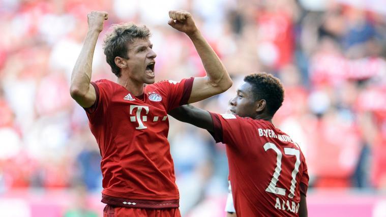 Weiter siegreich: Thomas Müller (links) und David Alaba vom FC Bayern.