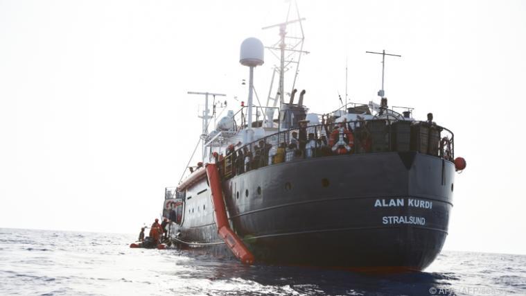 Das Rettungsschiff „Alan Kurdi“ darf auch nicht in den Hafen von Malta einlaufen.