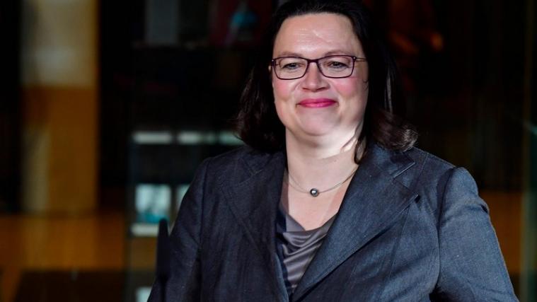 Die SPD-Vorsitzende Andrea Nahles setzt darauf, ihre Partei in der großen Koalition mit der Union zu neuer Stärke zu führen.