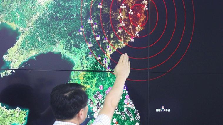 Südkorea analysiert das Erdbeben, das durch den Atomtest in Nordkorea ausgelöst wurde.