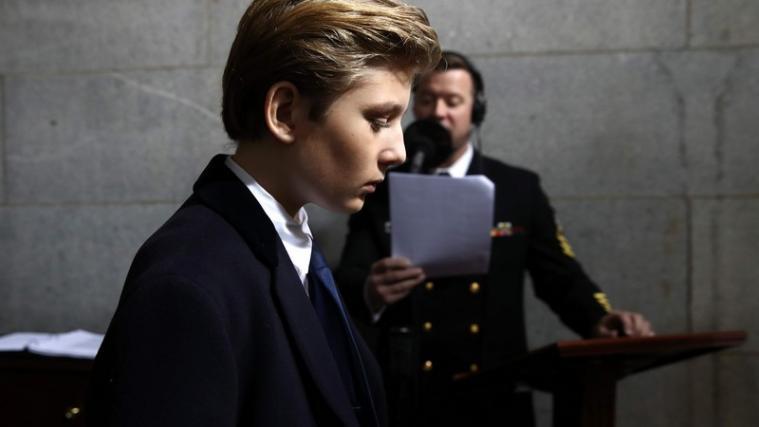 Barron Trump steht mit 10 Jahren nun im Licht der Öffentlichkeit.