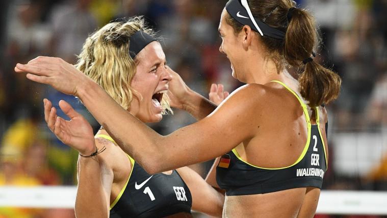 Die deutschen Beachvolleyballerinnen holten Gold.