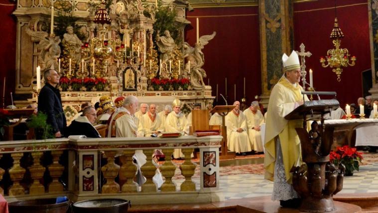 Erzbischof Giovanni Pietro Dal Toso war am Samstag auf Einladung von Bischof Ivo Muser in Brixen.