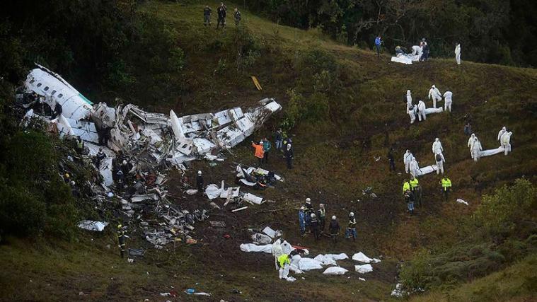 Bei einem Flugzeugabsturz am 29. November 2016 sind 19 Spieler und der damalige Trainer des brasilianischen Fußballclubs Chapecoense gestorben.