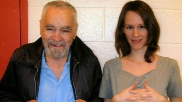 Charles Manson und seine Verlobte.