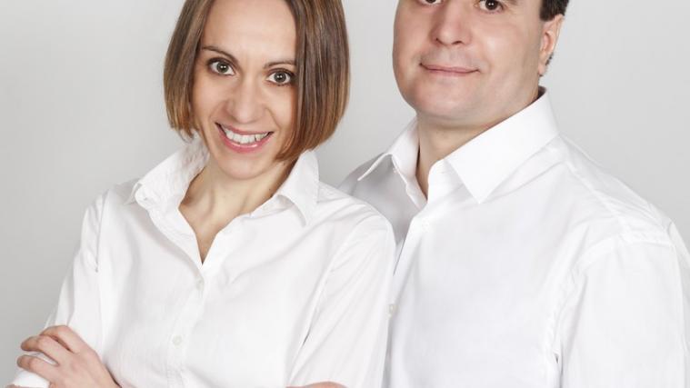 Das Architektenduo Alessandro Perucatti und Manuela Bagnati. - Foto: Silvia Giovanelli