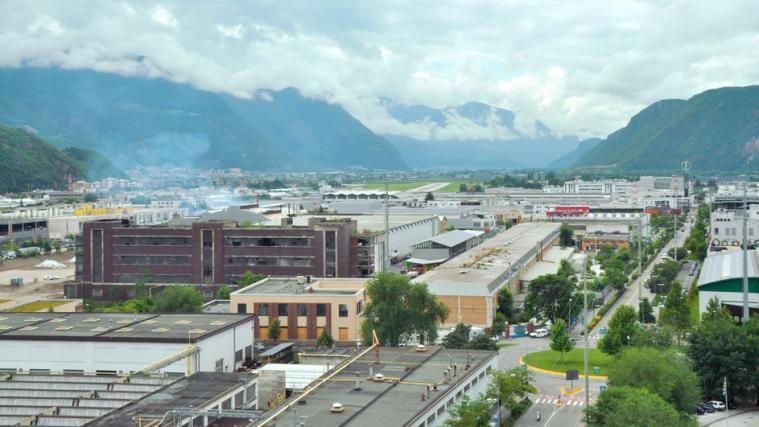 Das Gewerbegebiet Bozen Süd