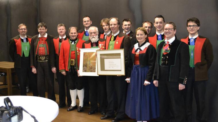 Die Geehrten und die Verbandsfunktionäre im Gruppenbild. VSM